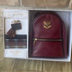 Harry Potter Burgundy Backpack Gift Set